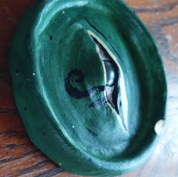 Eye of Horus Clay Ashtray - Picture 2 of 2